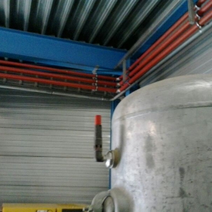 Verwarmingsinstallatie in bestaande fabriek te Barneveld